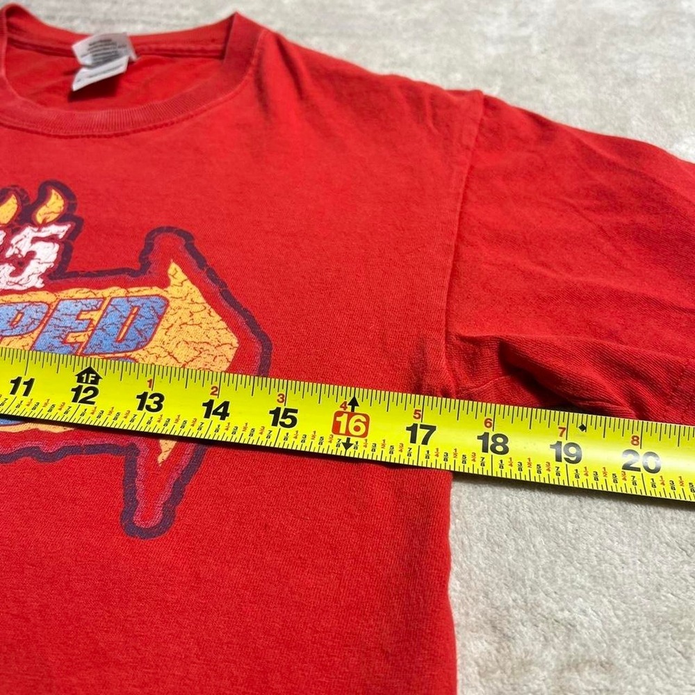 Vans Warped Tour 2009 Red Band Tee Size Small Gildan Festival Punk Emo - Picture 6 of 7
